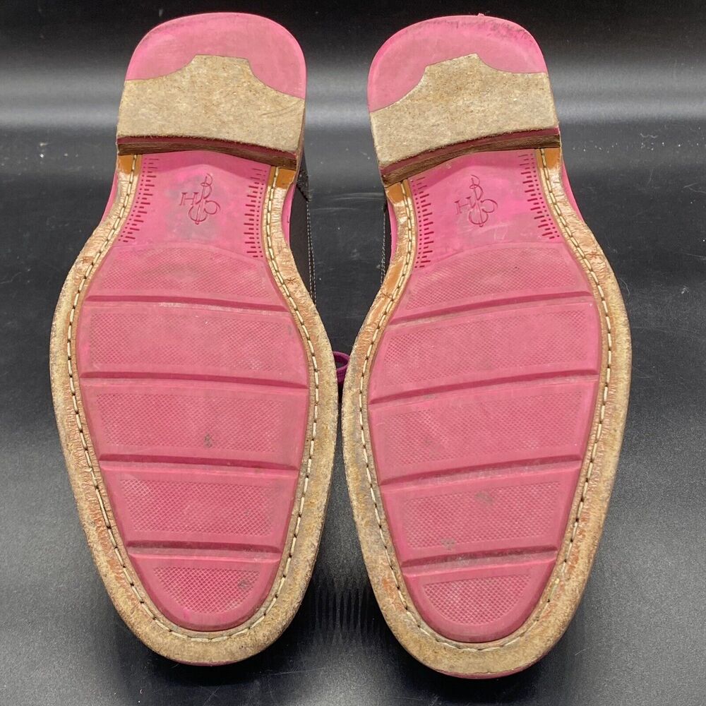 Cole Haan Leather Wing Tip Oxfords Pink Soles Men's Size 8.5M C11078 - Picture 8 of 8